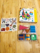 Magna-Tiles House - 28 stk. gennemsigtig m. specialdele. - Billede 1