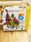 Magna-Tiles House - 28 stk. gennemsigtig m. specialdele. - Billede 1
