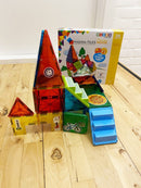 Magna-Tiles House - 28 stk. gennemsigtig m. specialdele. - Billede 1