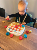 Quercetti Fantacolor Baby Stift mosaik - 100% BIOplast - Fra 1 år - Billede 1