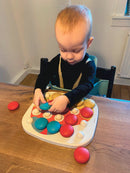 Quercetti Fantacolor Baby Stift mosaik - 100% BIOplast - Fra 1 år - Billede 1