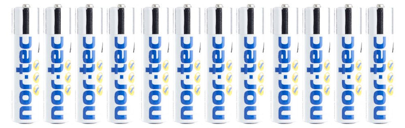 Nor-Tec Batterier - AAA - Pakke med 12 stk - Billede 1