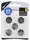 Blisterpakke med 5 stk. Batterier, Knapcelle. - Billede 1