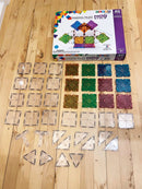Magna-Tiles Freestyle - 40 dele. gennemsigtig m. takker. - Billede 1