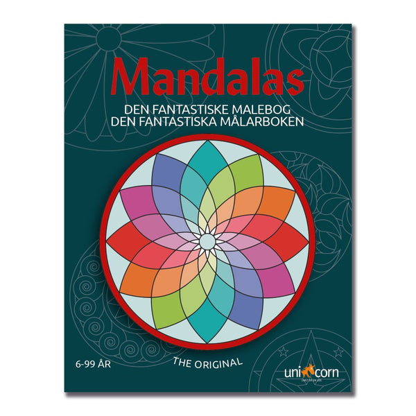 Mandalas Malebog - Den Fantastiske Malebog - 32 sider - Fra 6 år. - Billede 1