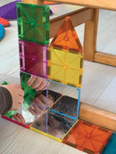 Magna-Tiles Stardust - 15 stk. gennemsigtig m. stjernestøv. - Billede 1