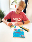 Mandalas Mini-Malebog - Blå Tema - 32 sider - Fra 6 år - Billede 1