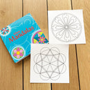 Mandalas Mini-Malebog - Blå Tema - 32 sider - Fra 6 år - Billede 1