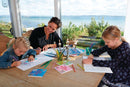 Mandalas Mini-Malebog - Grøn Tema - 32 sider - Fra 6 år - Billede 1