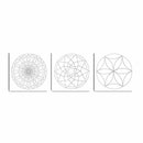 Mandalas Mini-Malebog - Grøn Tema - 32 sider - Fra 6 år - Billede 1