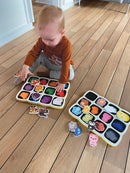 Quercetti magnetpuslespil - bondegård - Fra 18 mdr. - Billede 1