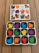 Quercetti magnetpuslespil - bondegård - Fra 18 mdr. - Billede 1