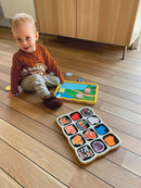 Quercetti magnetpuslespil - Farver - Fra 18 mdr. - Billede 1