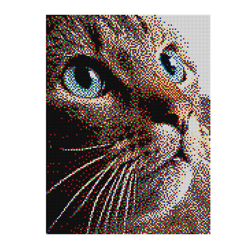 PixelArt Kunstsæt 16 - 66 x 49 cm - Fra 9 år - Billede 1