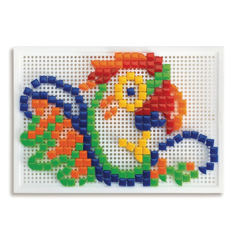 Stift Mosaik - FantaColor 300 dele - 28x20 cm - Quercetti - Fra 3 år - Billede 1