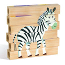 Quercetti træpuslespil - Jungle - 6 dele - Billede 1