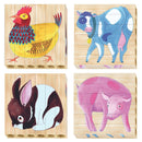 Quercetti træpuslespil - bondegård - 6 dele - Billede 1