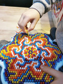 Mandala stift mosaik - 1200 stifter - Ø:5 mm - Quercetti - Fra 5 år. - Billede 1