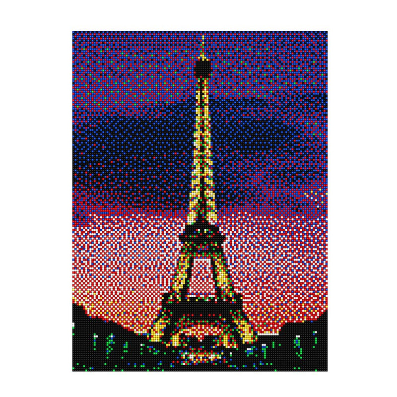 PixelArt / PixelFoto - Sæt med 4 stk. æsker/farver - Fra 5 år. - Billede 1