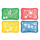 Tegneleg - Tegneskabelonsæt - I Skoven - Quercetti - Fra 3 år. - Billede 1