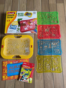 Tegneleg - Tegneskabelonsæt - I Skoven - Quercetti - Fra 3 år. - Billede 1