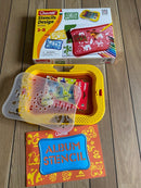 Tegneleg - Tegneskabelonsæt - I Skoven - Quercetti - Fra 3 år. - Billede 1