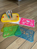 Tegneleg - Tegneskabelonsæt - I Skoven - Quercetti - Fra 3 år. - Billede 1