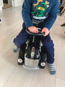 Gåbil i metal - Politi - Fra 1 år. - Billede 1