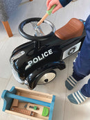 Gåbil i metal - Politi - Fra 1 år. - Billede 1