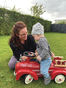 Gåbil i metal - Brandbil - 1 stk. - Billede 1