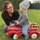 Gåbil i metal - Brandbil - 1 stk. - Billede 1