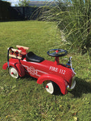 Gåbil i metal - Brandbil - 1 stk. - Billede 1