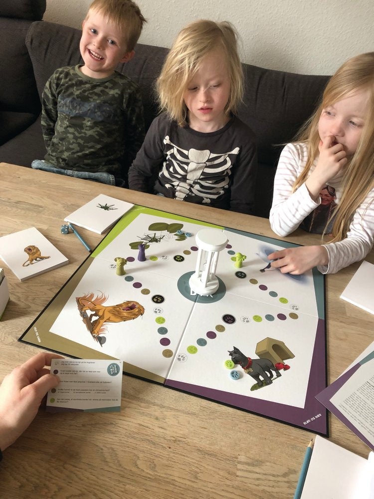 Vild Med Dyr quiz-brætspil fra Game Inventors - Fra 7 år - Billede 1