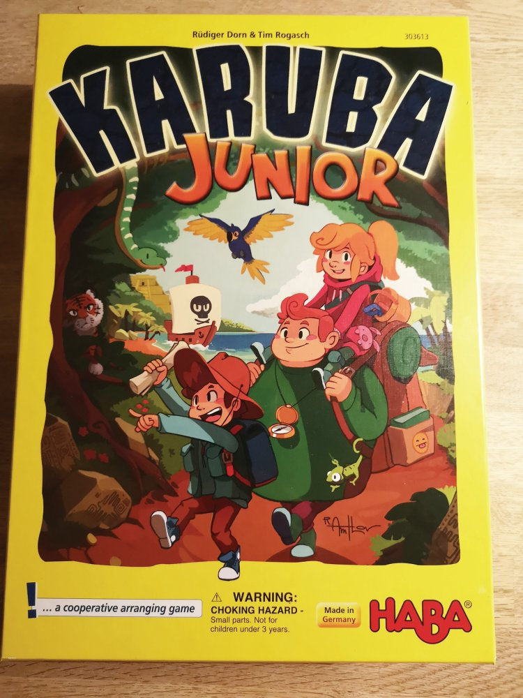 Karuba Junior børnespillet - Engelsk Udgave - HABA - Fra 4 år. - Billede 1
