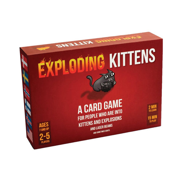 Exploding Kittens kortspil - Nordisk udgave - Fra 7 år. - Billede 1