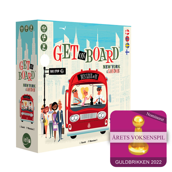 Get On Board: New York & London  - Asmodee - Fra 8 år.