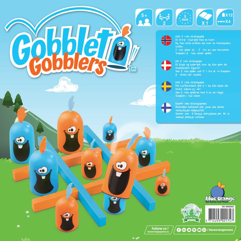 Gobblet Gobblers børne-strategispil - Asmodee - Fra 5 år. - Billede 1