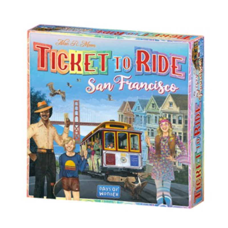 Ticket To Ride: San Francisco - Asmodee - Fra 8 år. - Billede 1
