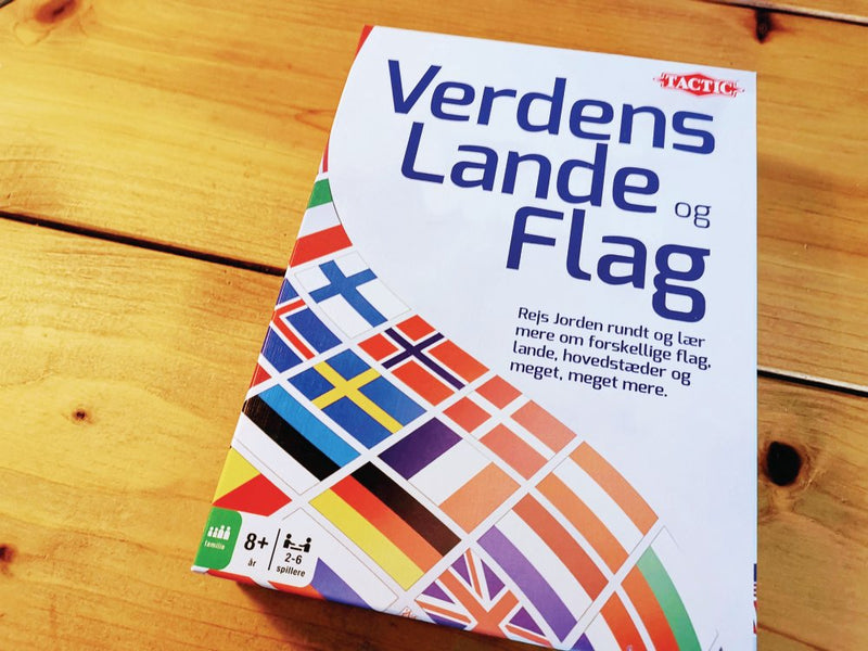 Verdens Lande Og Flag (Flagspillet) - Tactic - Fra 8 år. - Billede 1