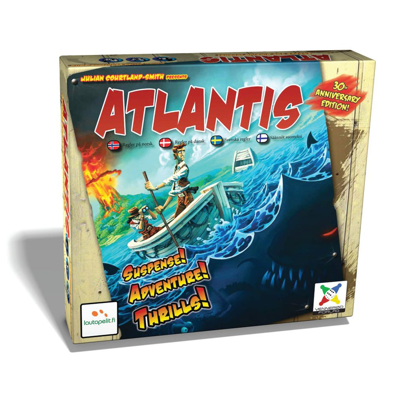 Flugten fra Atlantis - Familiespil - 30 års jubilæumsudgave - Fra 8 år. - Billede 1