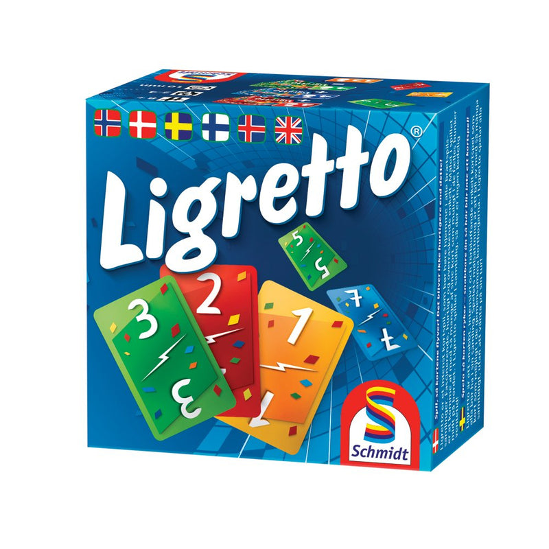 Ligretto kortspillet - BLÅ udgave - Fra 8 år. - Billede 1