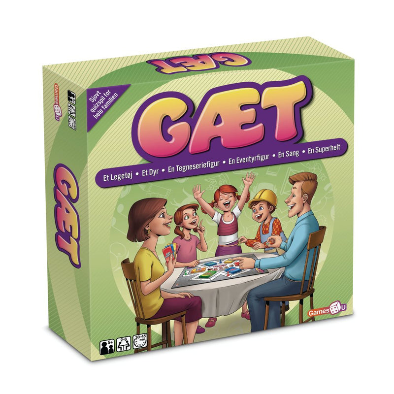 GÆT familiequiz-spillet - Games4u - Fra 5 år. - Billede 1