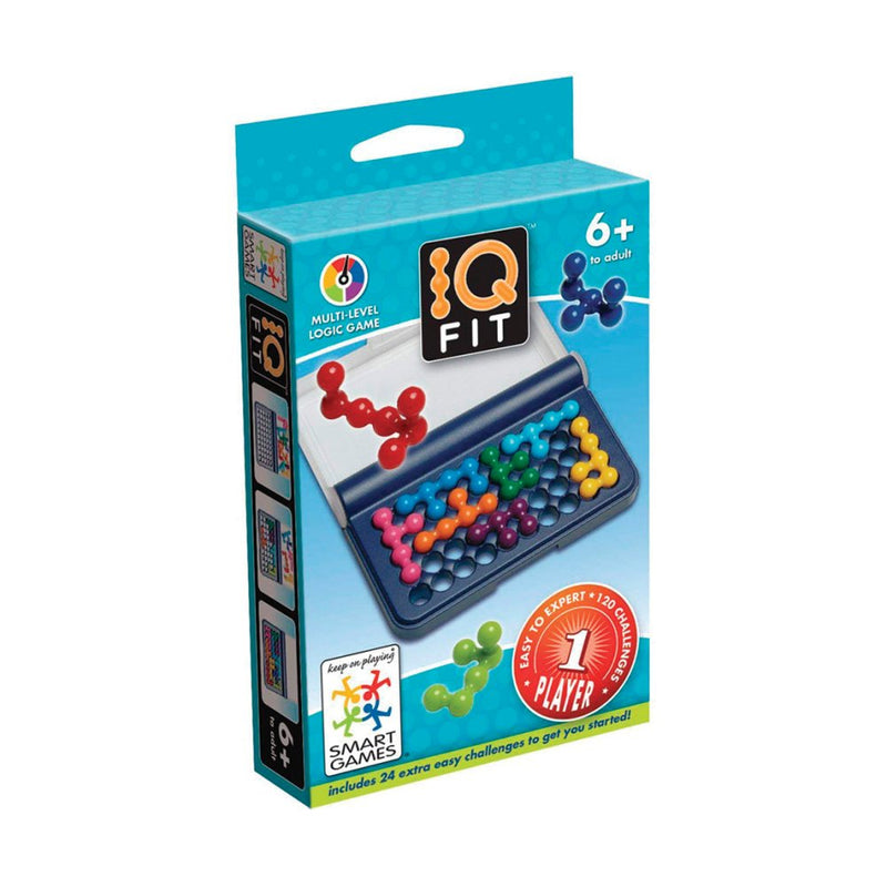 IQ Fit IQ-spil - SmartGames - 120 Opgaver - Fra 6 år. - Billede 1