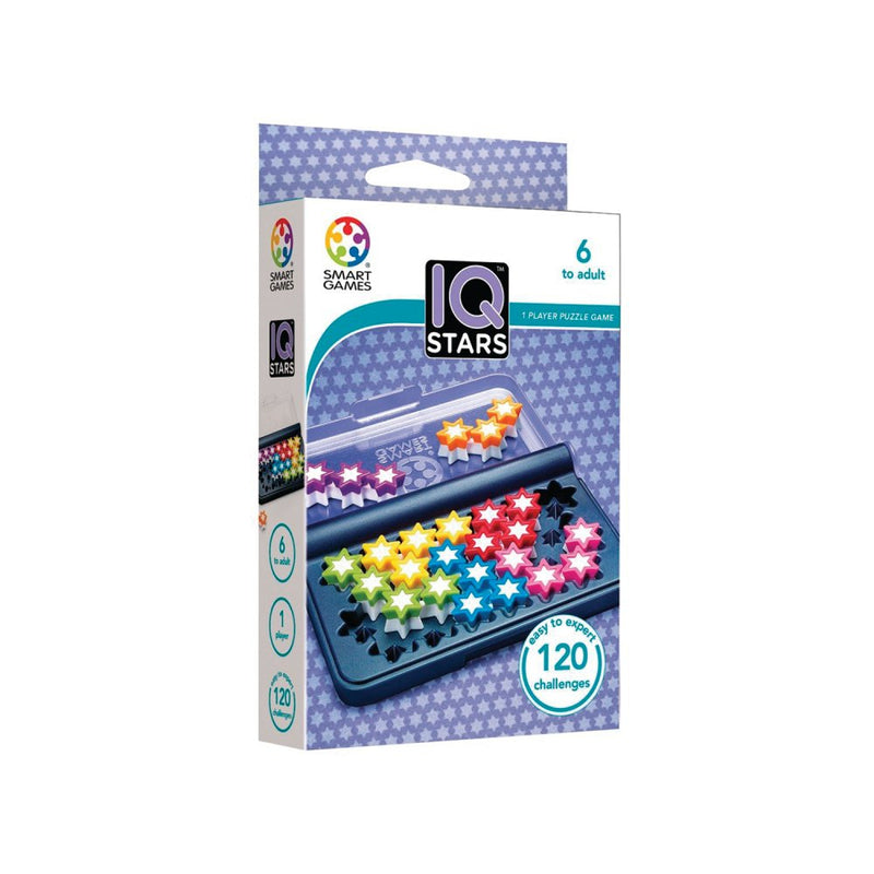 IQ Stars IQ-spil - SmartGames - 120 Opgaver - Fra 6 år. - Billede 1