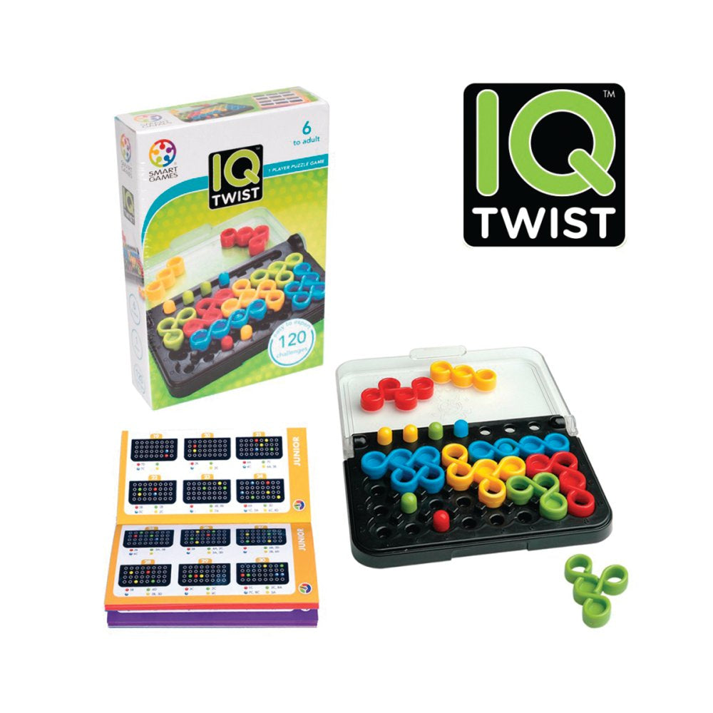 Twist IQ-spil - SmartGames - 120 Opgaver Fra 6
