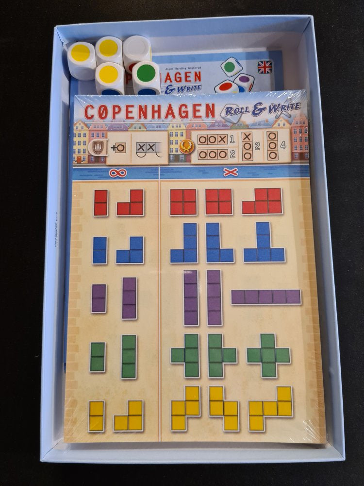 Copenhagen: Roll & Write spillet - Spilbræt - Fra 8 år. - Billede 1