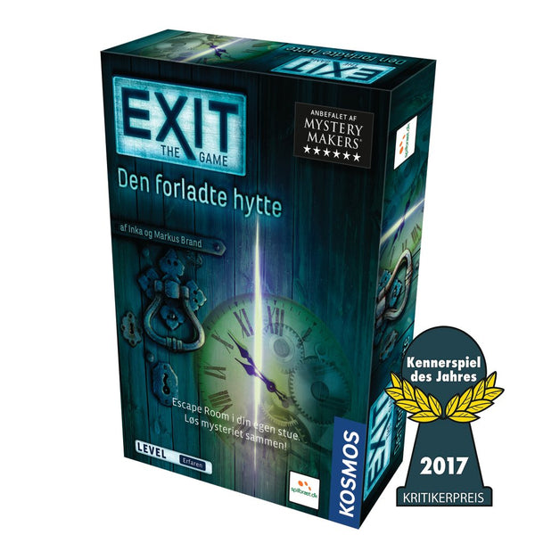 EXIT 1: Den Forladte Hytte - Escape Room spil - Fra 12 år - Billede 1