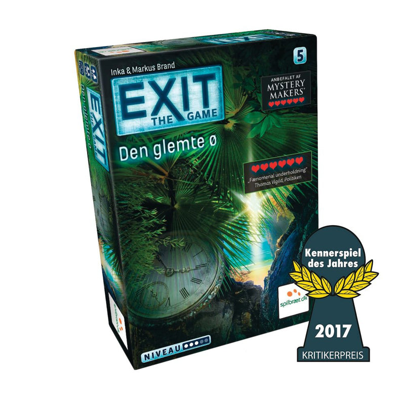 EXIT 5: Den Glemte Ø - Escape Room spil - Fra 12 år - Billede 1