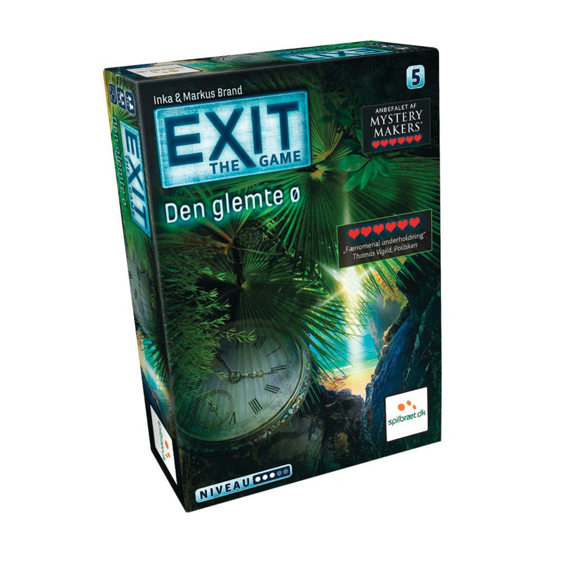 EXIT 5: Den Glemte Ø - Escape Room spil - Fra 12 år - Billede 1
