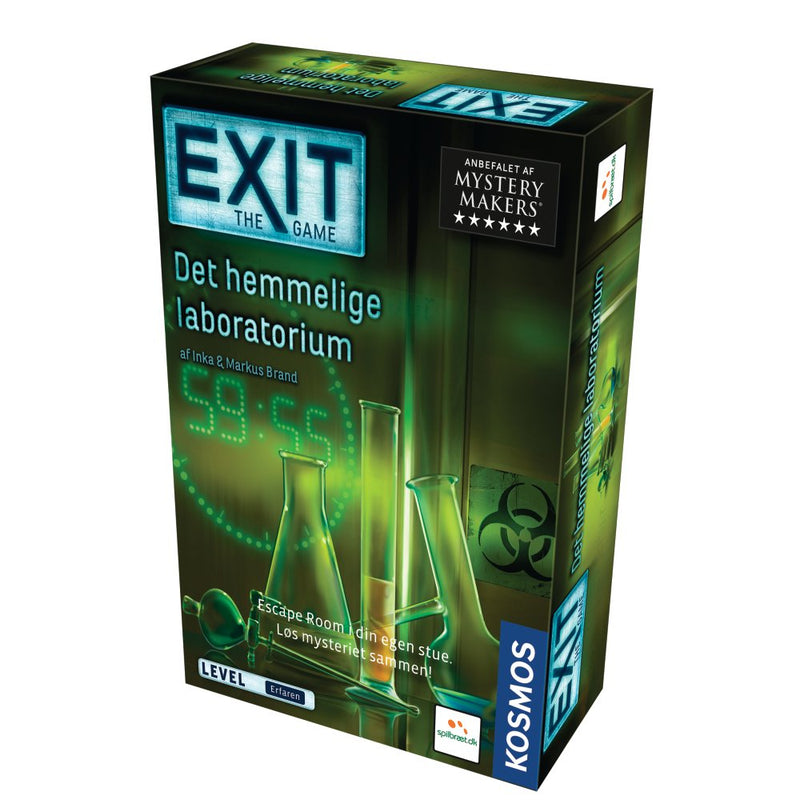 EXIT 2: Det Hemmelige Laboratorium - Escape Room spil - Fra 12 år - Billede 1
